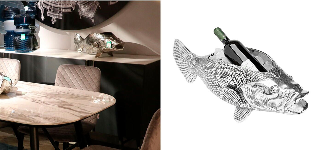 Чаша серебряная Рыбка Silver Fish Чаша серебряная Рыбка Silver Fish - Loft-Concept в Омске