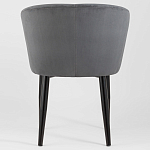 Мягкое кресло на металлических ножках Shaggy Dark Grey варинант исполнения - 3 | Loft Concept в Омске