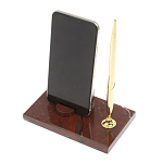 Подставка для телефона с ручкой из натурального камня креноид Natural Stone Stand варинант исполнения - 3 | Loft Concept в Омске