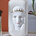 Ваза с золотисто-белыми фрагментами Faces of Imagination варинант исполнения - 5 | Loft Concept в Омске