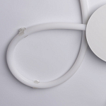 Люстра белого цвета с тремя изогнутыми светодиоидными плафонами Luke Lampco Tracer Lamp варинант исполнения - 3 | Loft Concept в Омске