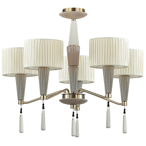 Люстра с тканевыми абажурами Nude Color