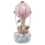 Статуэтка фарфоровая музыкальная Девочка на воздушном шаре Charming Statuette варинант исполнения - 1 | Loft Concept в Омске