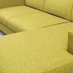 Мебельная ткань Шенилл горчичный цвет 142 см T4-62 варинант исполнения - 10 | Loft Concept в Омске