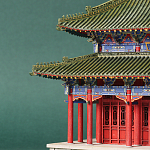 Макет Китайской пагоды миниатюра Дворцовый парк Синцинь в Пекине варинант исполнения - 1 | Loft Concept в Омске