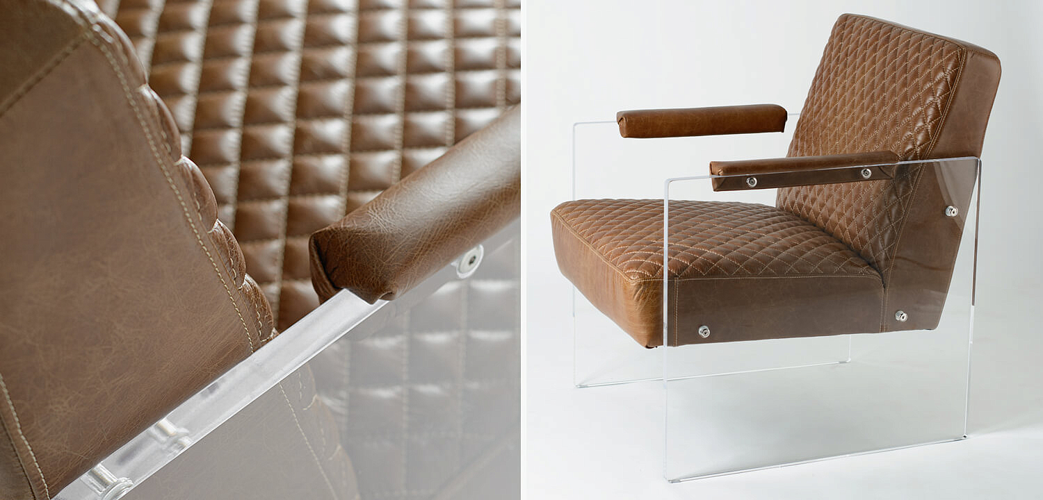 Кресло Gioff Chair натуральная кожа Кресло Gioff Chair натуральная кожа - Loft-Concept в Омске