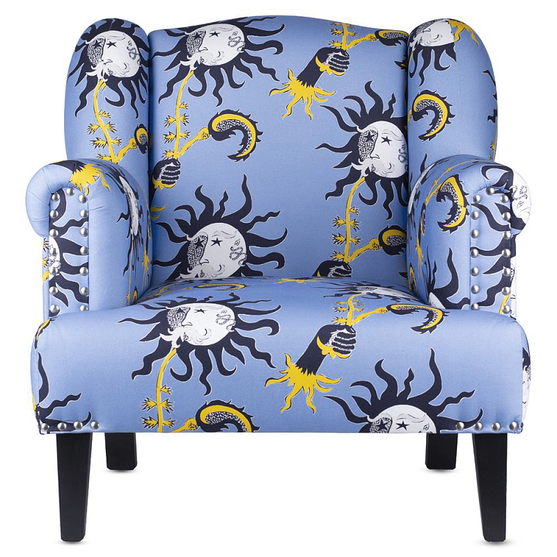 Pierre Frey Soleil A Moustache Кресло Голубой пастельный в Омске | Loft Concept 