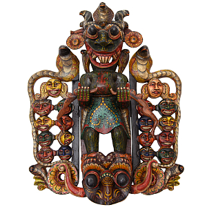 Маска "Maha Kola Sanniya" Medicine Demon Шри-Ланка