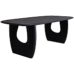 Обеденный стол из массива акации Veras Black Dining Table варинант исполнения - 1 | Loft Concept в Омске
