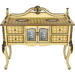 Комод деревянный Illustration of flowers варинант исполнения - 1 | Loft Concept в Омске