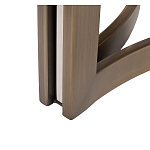 Столик журнальный с круглой мраморной столешницей Unique Stone Design варинант исполнения - 6 | Loft Concept в Омске