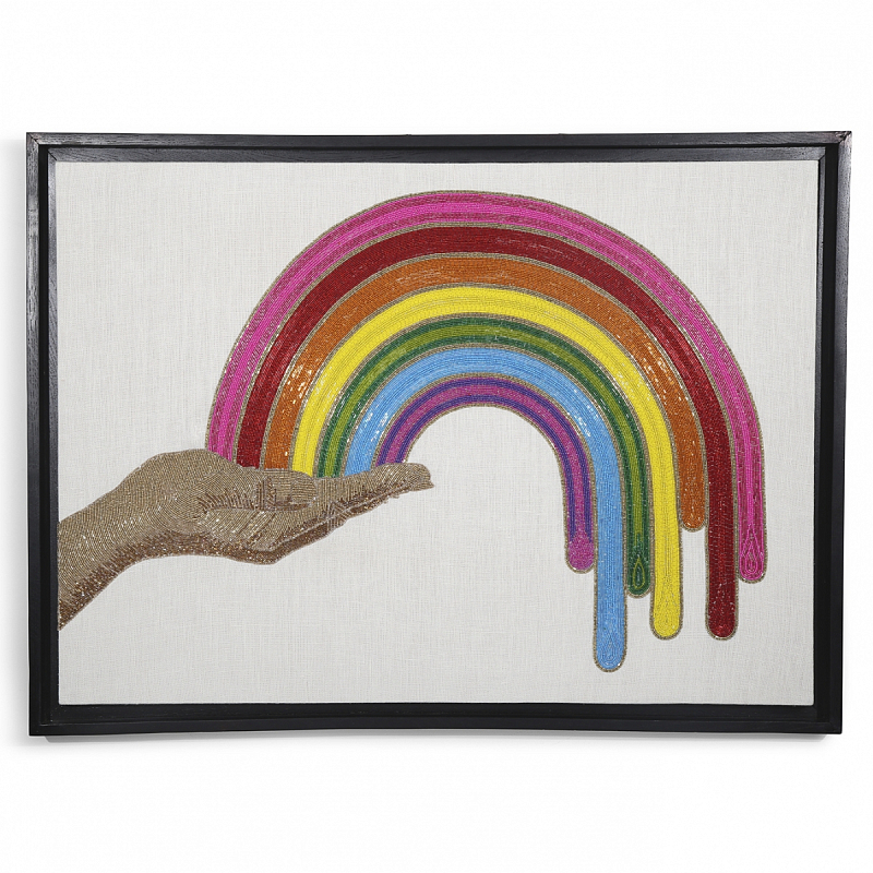 Панно Jonathan Adler RAINBOW BEADED WALL ART Мульти в Омске | Loft Concept 