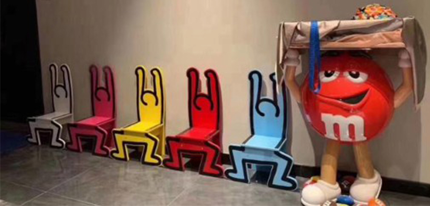 Детский стул Chaise Keith Haring Dancer Vilac Голубой Детский стул Chaise Keith Haring Dancer Vilac Голубой - Loft-Concept в Омске