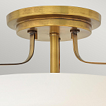 Потолочный светильник с круглым матовым белым плафоном Hinkley варинант исполнения - 6 | Loft Concept в Омске