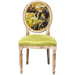 Стул из натурального бука с цветочным принтом Impressionism in Color варинант исполнения - 1 | Loft Concept в Омске