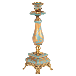 Подсвечник из фарфора с бронзовыми элементами Eden Garden варинант исполнения - 1 | Loft Concept в Омске