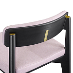 Барный стул из массива ясеня с обивкой из рогожки Elegant Ash Shape варинант исполнения - 5 | Loft Concept в Омске