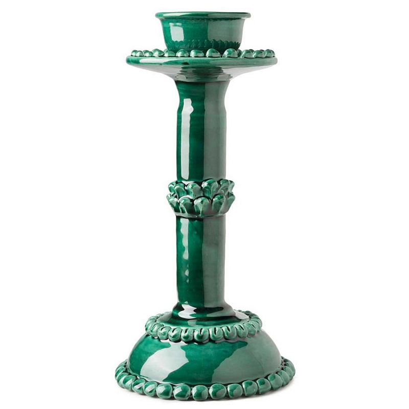 Подсвечник Candleholder Round Зеленый Подсвечник Candleholder Round Зеленый в Омске | Loft Concept