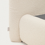 Кровать со съемным бежевым чехлом из ткани букле White Boucle Collection варинант исполнения - 4 | Loft Concept в Омске