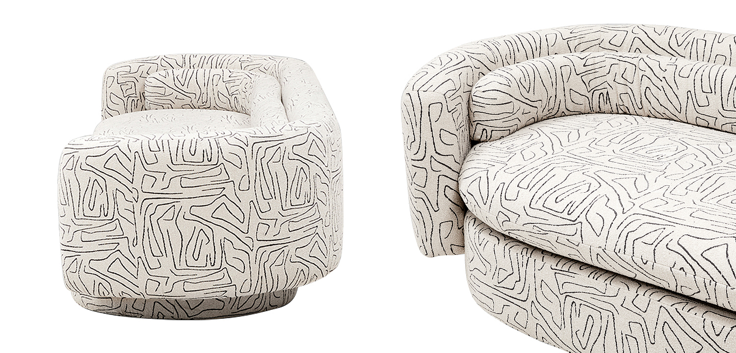 Диван Everard Print White Sofa Диван Everard Print White Sofa - Loft-Concept в Омске