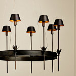 Люстра круглая со светодиодными лампами Innovation варинант исполнения - 5 | Loft Concept в Омске