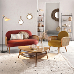 Зеркало из ротанга и сизаля WICKER MIRROR 100 варинант исполнения - 4 | Loft Concept в Омске