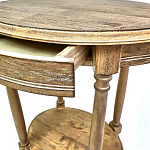 Деревянный овальный кофейный стол Margery Provence Coffee Table варинант исполнения - 5 | Loft Concept в Омске