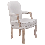 Кресло Aubrey Classical Armchair beige flax варинант исполнения - 1 | Loft Concept в Омске