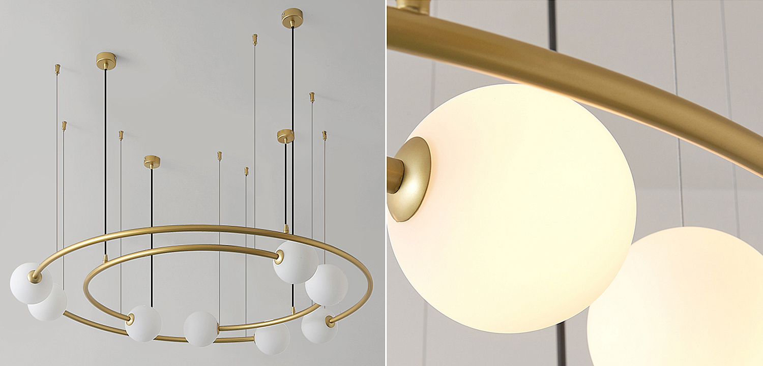 Люстра PLANETARY Ring Gold Люстра PLANETARY Ring Gold - Loft-Concept в Омске