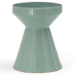 Приставной стол из керамики Manufacto Gray-green варинант исполнения - 1 | Loft Concept в Омске