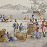 Обои ручная роспись Views of Italy Charvet варинант исполнения - 1 | Loft Concept в Омске