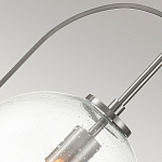 Подвесной светильник с прозрачным плафоном в форме шара в арочной подвеске Hinkley варинант исполнения - 16 | Loft Concept в Омске