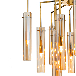 Люстра со стеклянными цилиндрическими плафонами Luminous Cylinders Amber варинант исполнения - 4 | Loft Concept в Омске