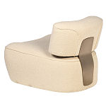 Кресло бежевое без подлокотников с обивкой из ткани букле Space of Freedom варинант исполнения - 2 | Loft Concept в Омске