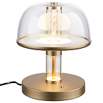 Настольная лампа с плафоном из акрила и металлическим основанием Blanton 23 варинант исполнения - 2 | Loft Concept в Омске