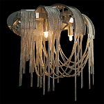 Бра с металиическими цепочками и дугообразными элементами Atlantis Chain варинант исполнения - 6 | Loft Concept в Омске