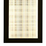 Светодиодное прямоугольное бра из металла черного цвета Lattice Lux варинант исполнения - 4 | Loft Concept в Омске