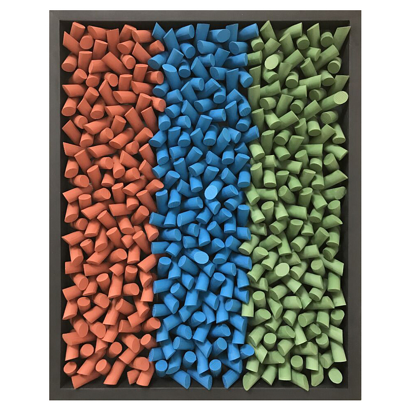 Панно «RGB» Синий Красный Зеленый Черный в Омске | Loft Concept 