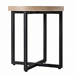 Стол журнальный круглый в стиле лофт Urban Style Space 2 варинант исполнения - 2 | Loft Concept в Омске