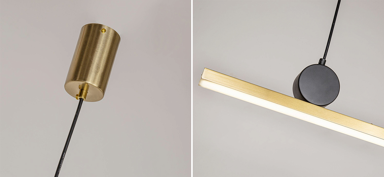 Светодиодная люстра DRAWING LINES Gold Светодиодная люстра DRAWING LINES Gold - Loft-Concept в Омске