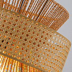 Подвесной светильник с абажуром из натуральных материалов Light Inside the Cell варинант исполнения - 5 | Loft Concept в Омске