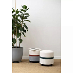 Пуф с плетеной светло-бежевой обивкой Serene Holidays варинант исполнения - 4 | Loft Concept в Омске