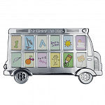 Фоторамка детская Childhood Corner Bus 12 фото варинант исполнения - 1 | Loft Concept в Омске