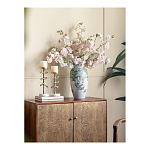 Ваза высокая с зелеными цветочными и птичьими мотивами Vase Inspired by Nature варинант исполнения - 5 | Loft Concept в Омске