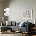 Подвесной вязаный белый светильник «Звезда Востока 02» варинант исполнения - 1 | Loft Concept в Омске