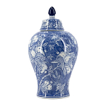 Ваза с крышкой в китайском стиле Гранатовое дерево Blooming Pomegranate варинант исполнения - 3 | Loft Concept в Омске