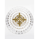 Конфетница из прозрачного рельефного стекла Eden Garden варинант исполнения - 3 | Loft Concept в Омске