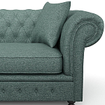 Мебельная ткань Шенилл бирюзовый цвет 138 см T4-31 варинант исполнения - 3 | Loft Concept в Омске