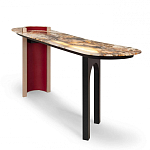 Консоль с овальной столешницей со светодиодной подсветкой Ruby варинант исполнения - 1 | Loft Concept в Омске