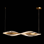 Люстра линейная с изогнутым плафоном Wave Line варинант исполнения - 3 | Loft Concept в Омске